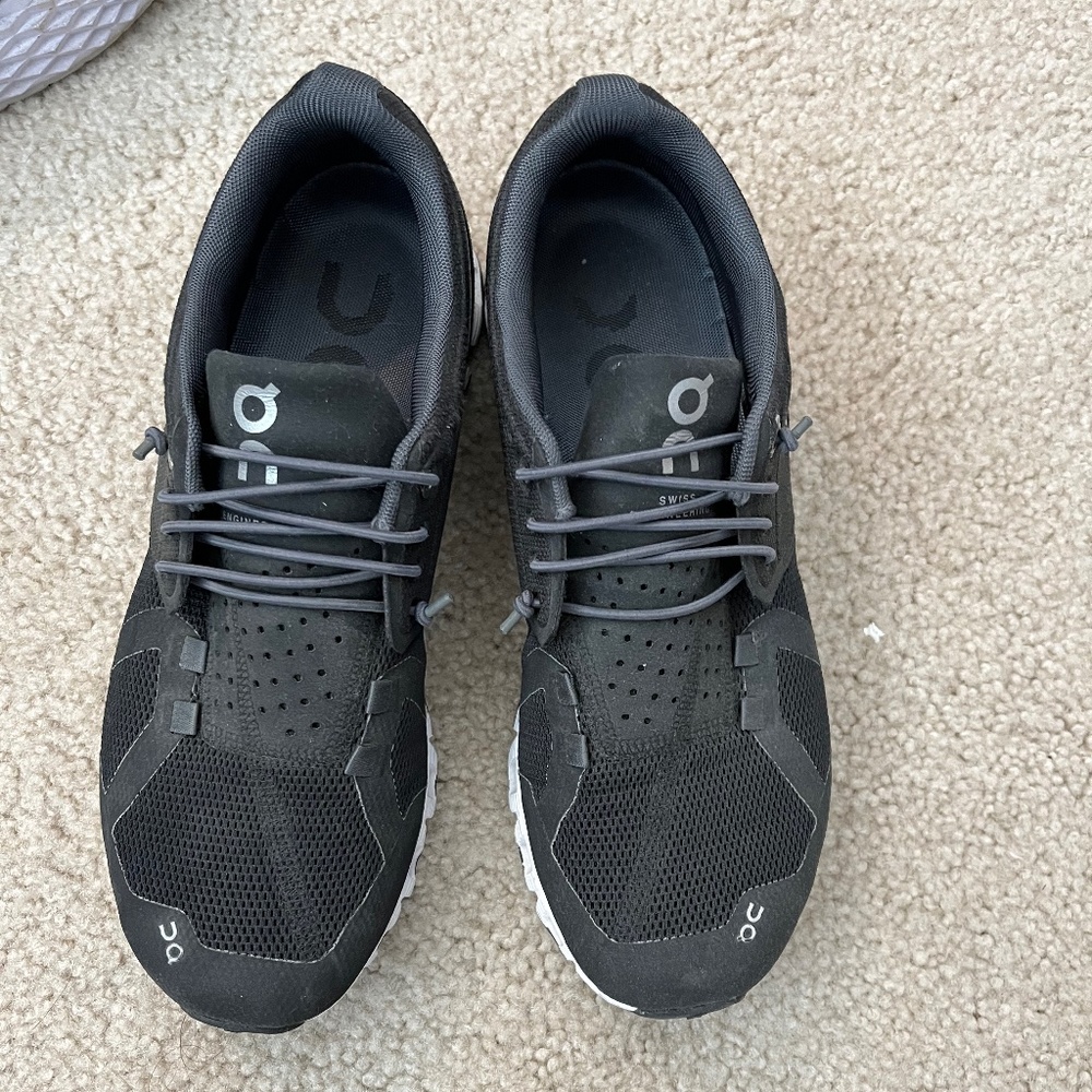 On cloud running shoes